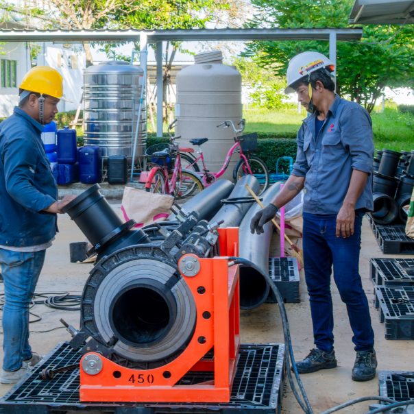 งานติดตั้งท่อ HDPE สำหรับคูลลิ่งทาวเวอร์ - Image 4