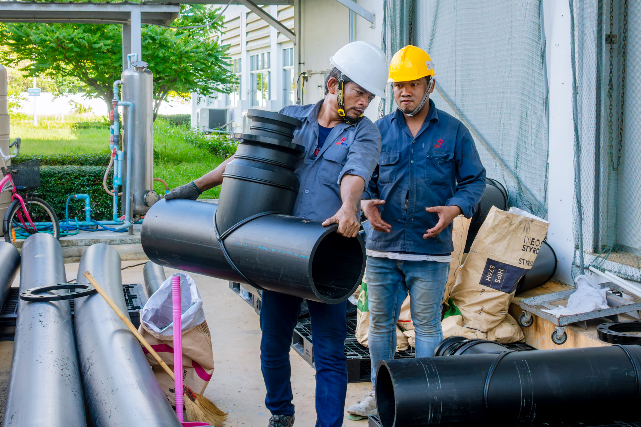 งานติดตั้งท่อ HDPE สำหรับคูลลิ่งทาวเวอร์ - Image 5