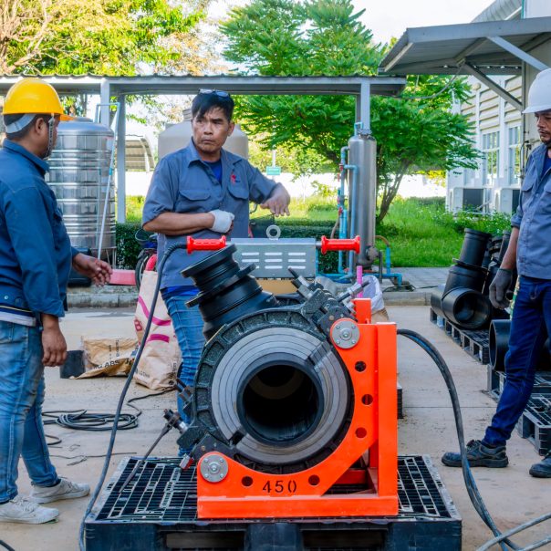 งานติดตั้งท่อ HDPE สำหรับคูลลิ่งทาวเวอร์ - Image 6