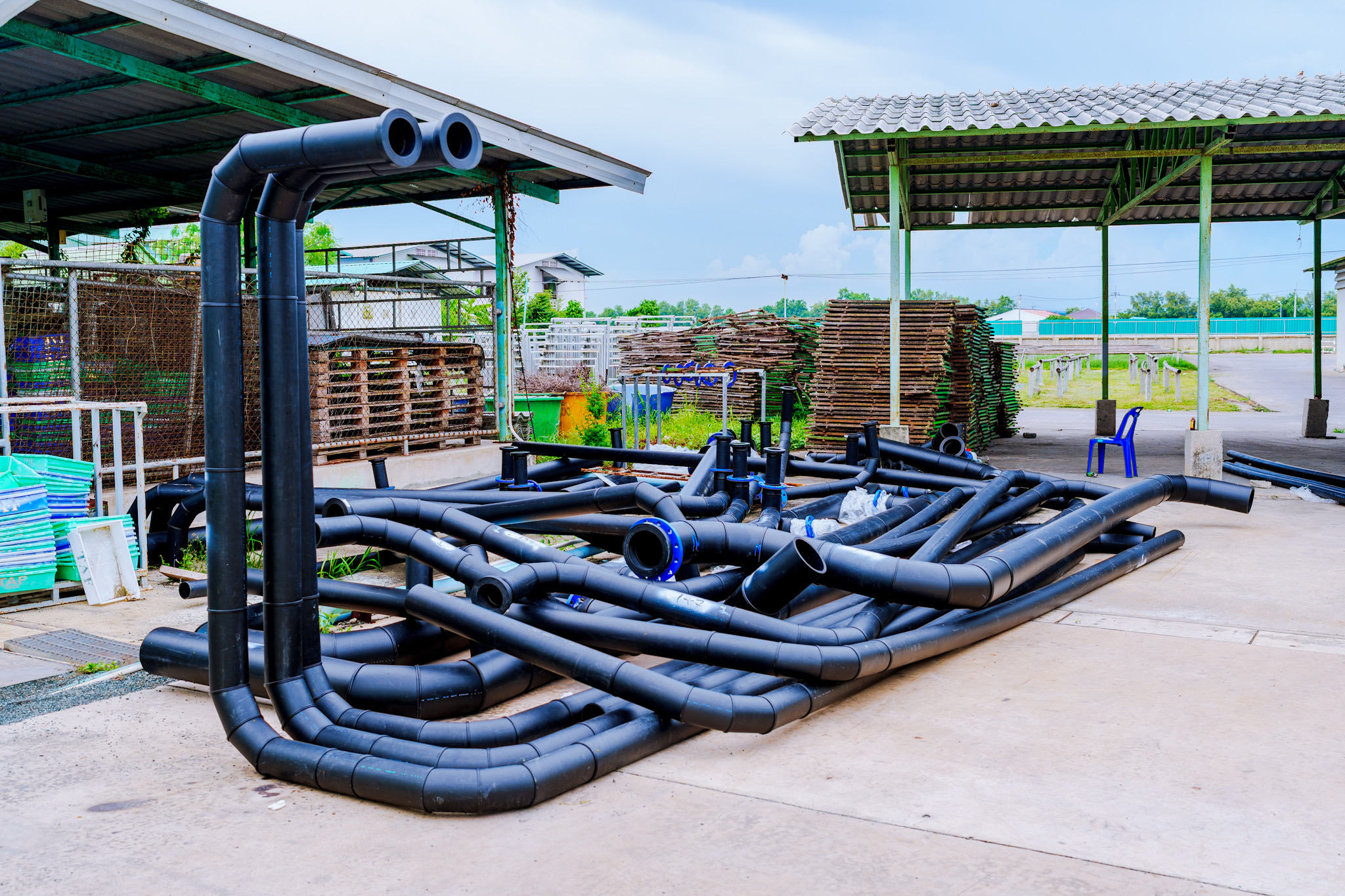 งานติดตั้งท่อ HDPE สำหรับคูลลิ่งทาวเวอร์ - Image 10